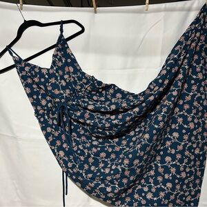 Floral Blue Sun Dress